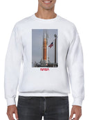 Officially Licensed Nasa Artemis I Rocket Launch by NASA Men's Sweatshirt