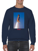 Officially Licensed Nasa Space Shuttle Launch Men's Sweatshirt