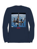 Officially Licensed Nasa Mir Space Station in Orbit Men's Sweatshirt