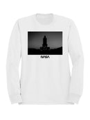 Officially Licensed Nasa Space Shuttle at Dawn Silhouette Men's Sweatshirt