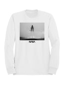 Officially Licensed Nasa Iconic Space Shuttle Launch Artwork Men's Sweatshirt