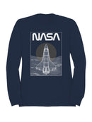 Officially Licensed Nasa Space Shuttle Line Art Women's Sweatshirt