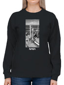 Officially Licensed Nasa Artemis Moon Rocket Launch Women's Sweatshirt