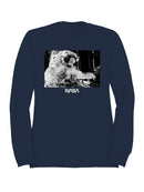 Officially Licensed Nasa Astronaut Spacewalk with NASA Logo Women's Sweatshirt