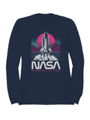 Officially Licensed Nasa Retro Space Shuttle Design Women's Sweatshirt