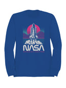 Officially Licensed Nasa Retro Space Shuttle Design Women's Sweatshirt