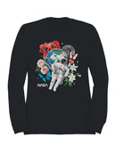 Officially Licensed Nasa Cosmic Exploration with Nature Women's Sweatshirt