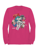 Officially Licensed Nasa Cosmic Exploration with Nature Women's Sweatshirt