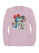 Officially Licensed Nasa Cosmic Exploration with Nature Women's Sweatshirt