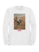Officially Licensed Nasa Curiosity Rover on Mars Surface Women's Sweatshirt