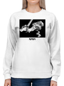 Officially Licensed Nasa Astronaut Spacewalk in Orbit Women's Sweatshirt