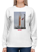 Officially Licensed Nasa Artemis I Rocket Launch by NASA Women's Sweatshirt