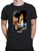 Officially Licensed Nasa Space Shuttle Launch Night Men's T-shirt
