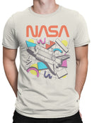Officially Licensed Nasa Retro NASA Shuttle Illustration Men's T-shirt
