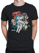 Officially Licensed Nasa Cosmic Exploration with Nature Men's T-shirt