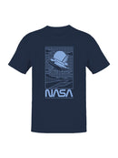 Officially Licensed Nasa Retro NASA Space Shuttle Art Men's T-shirt