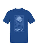 Officially Licensed Nasa Retro NASA Space Shuttle Art Men's T-shirt
