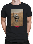 Officially Licensed Nasa Curiosity Rover on Mars Surface Men's T-shirt