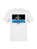Officially Licensed Nasa Space Station Earth View Men's T-shirt