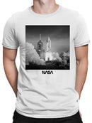 Officially Licensed Nasa Iconic Space Shuttle Launch Men's T-shirt