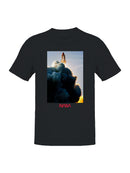 Officially Licensed Nasa Shuttle Launch Scenic Art Men's T-shirt