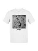 Officially Licensed Nasa Moon Landing Footprint Monument Men's T-shirt