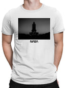 Officially Licensed Nasa Space Shuttle at Dawn Silhouette Men's T-shirt