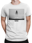 Officially Licensed Nasa Iconic Space Shuttle Launch Artwork Men's T-shirt