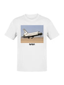 Officially Licensed Nasa Space Shuttle Atlantis Landing Men's T-shirt