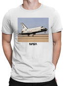 Officially Licensed Nasa Space Shuttle Atlantis Landing Men's T-shirt
