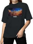 Officially Licensed Nasa Cosmic Nebula Exploration Women's T-shirt