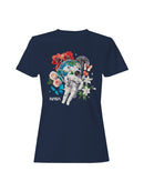 Officially Licensed Nasa Cosmic Exploration with Nature Women's T-shirt