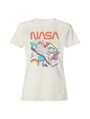 Officially Licensed Nasa Retro NASA Shuttle Illustration Women's T-shirt