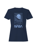 Officially Licensed Nasa Retro NASA Space Shuttle Art Women's T-shirt