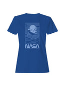 Officially Licensed Nasa Retro NASA Space Shuttle Art Women's T-shirt
