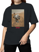 Officially Licensed Nasa Curiosity Rover on Mars Surface Women's T-shirt