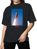 Officially Licensed Nasa Space Shuttle Launch Women's T-shirt