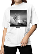 Officially Licensed Nasa Space Shuttle Launch by NASA Women's T-shirt