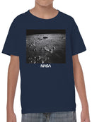 Officially Licensed Nasa Moon Surface Exploration Youth's T-shirt