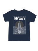 Officially Licensed Nasa Space Shuttle Line Art Youth's T-shirt