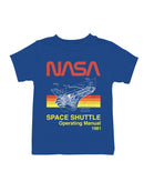 Officially Licensed Nasa Space Shuttle Manual 1981 Youth's T-shirt