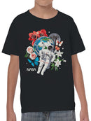 Officially Licensed Nasa Cosmic Exploration with Nature Youth's T-shirt