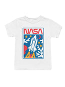 Officially Licensed Nasa Space Shuttle Launch Art Youth's T-shirt