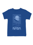 Officially Licensed Nasa Retro NASA Space Shuttle Art Youth's T-shirt