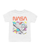 Officially Licensed Nasa Retro NASA Shuttle Illustration Youth's T-shirt
