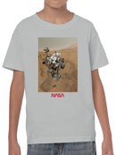 Officially Licensed Nasa Curiosity Rover on Mars Surface Youth's T-shirt