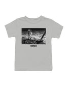 Officially Licensed Nasa Moon Landing Astronaut Scene Youth's T-shirt