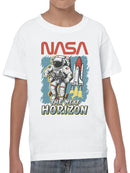 Officially Licensed Nasa Astronaut: The Next Horizon Youth's T-shirt