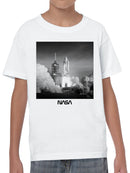 Officially Licensed Nasa Iconic Space Shuttle Launch Youth's T-shirt