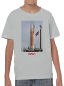 Officially Licensed Nasa Artemis I Rocket Launch by NASA Youth's T-shirt